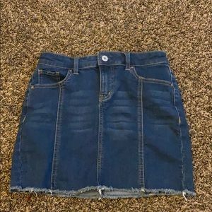 jean skirt